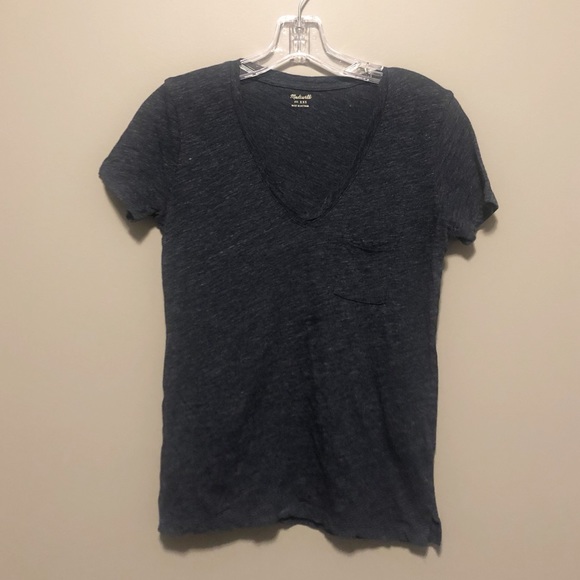 Madewell Tops - NWOT Madewell Dark Grey T-Shirt XXS